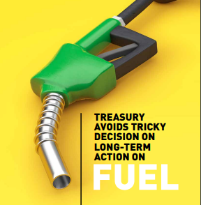 Treasury avoids tricky decision on long-term action on fuel