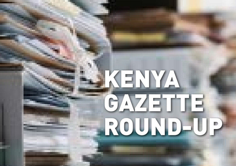 4th November 2022 Kenyan Gazette
